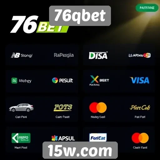 Opções de pagamento oferecidas pelo 76qbet